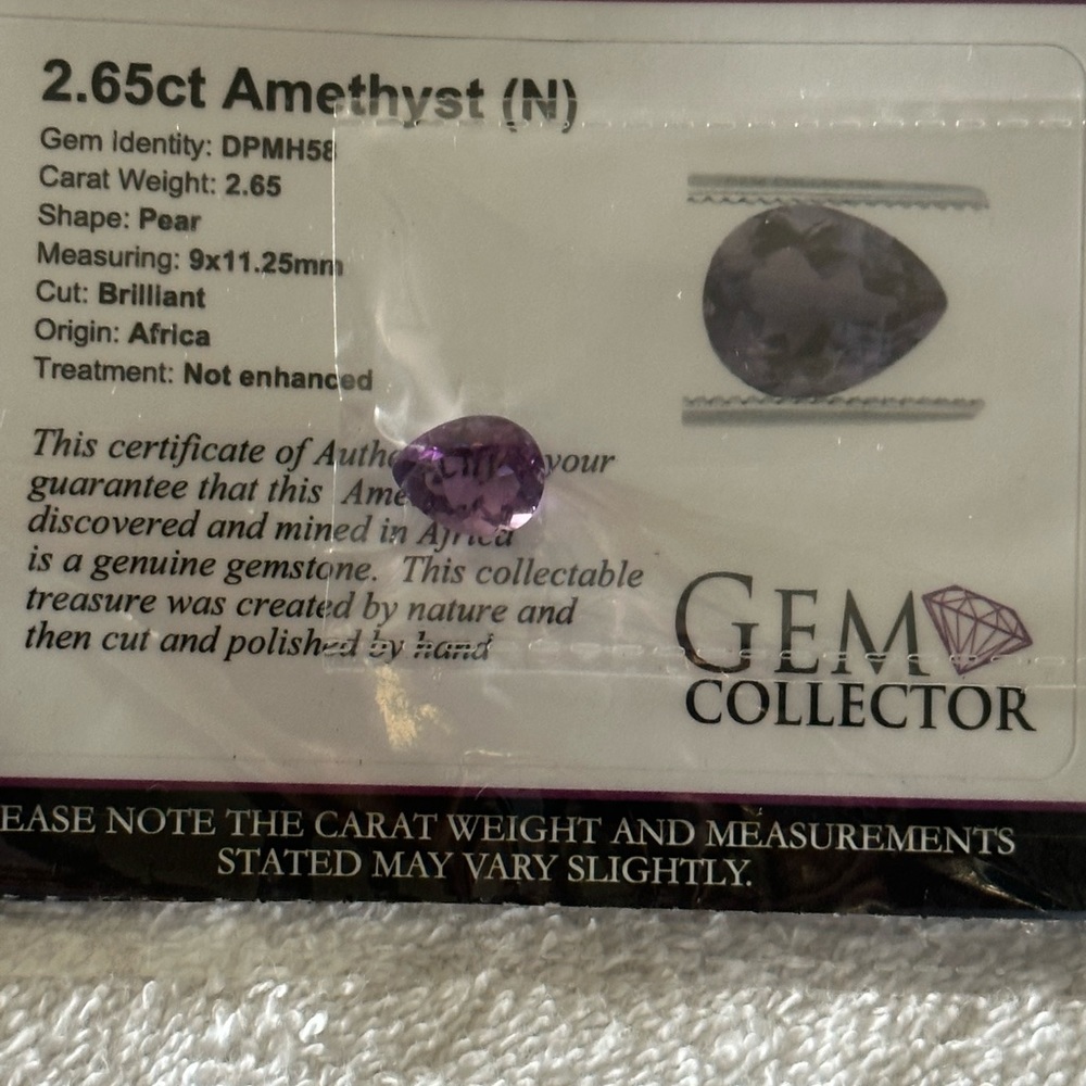 2.65 Amethyst Gemstone